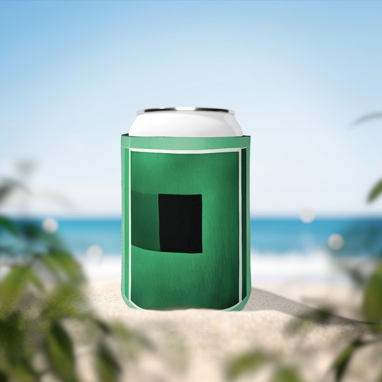 Mint Shadow 12 oz Can Cooler Sleeve