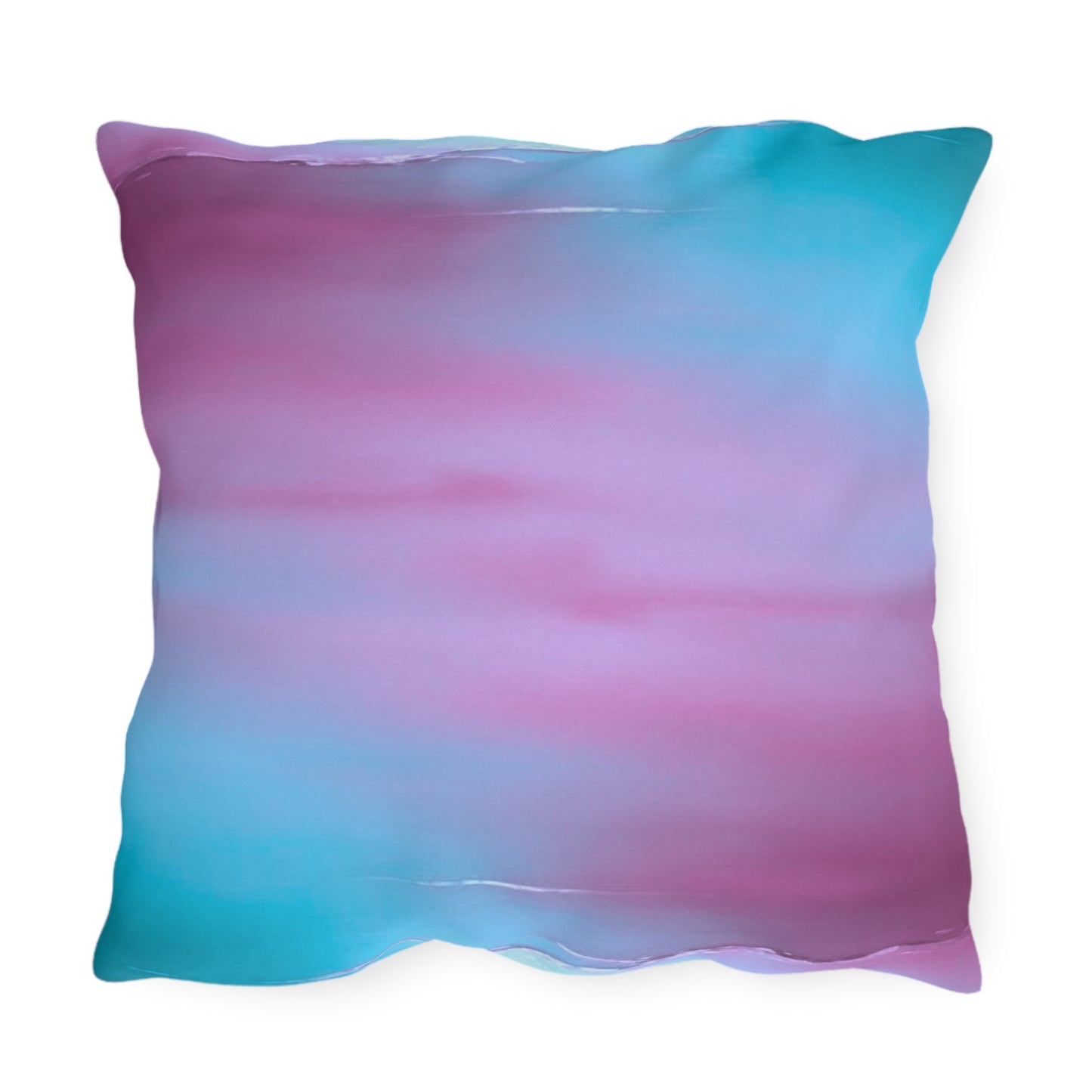 Wine Sea Blue Fog 20" x 20" Outdoor Pillow