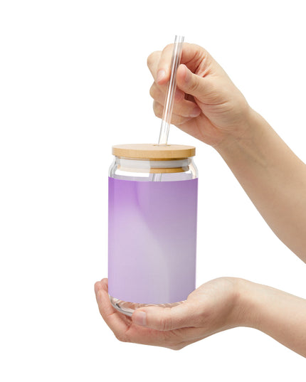 Soft Lavender Fade Sipper Glass, 16oz