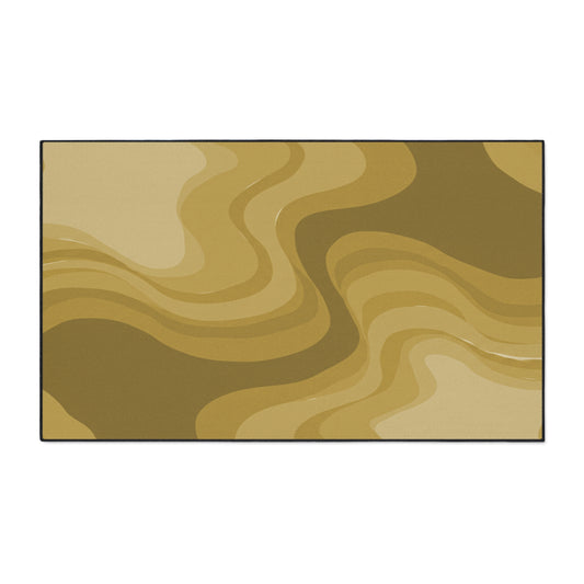 Brown Wavey 36" x 60" Heavy Duty Floor Mat