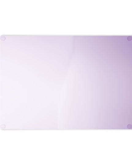 Soft Lavender Fade 8" x 11" Glass Cutting Board