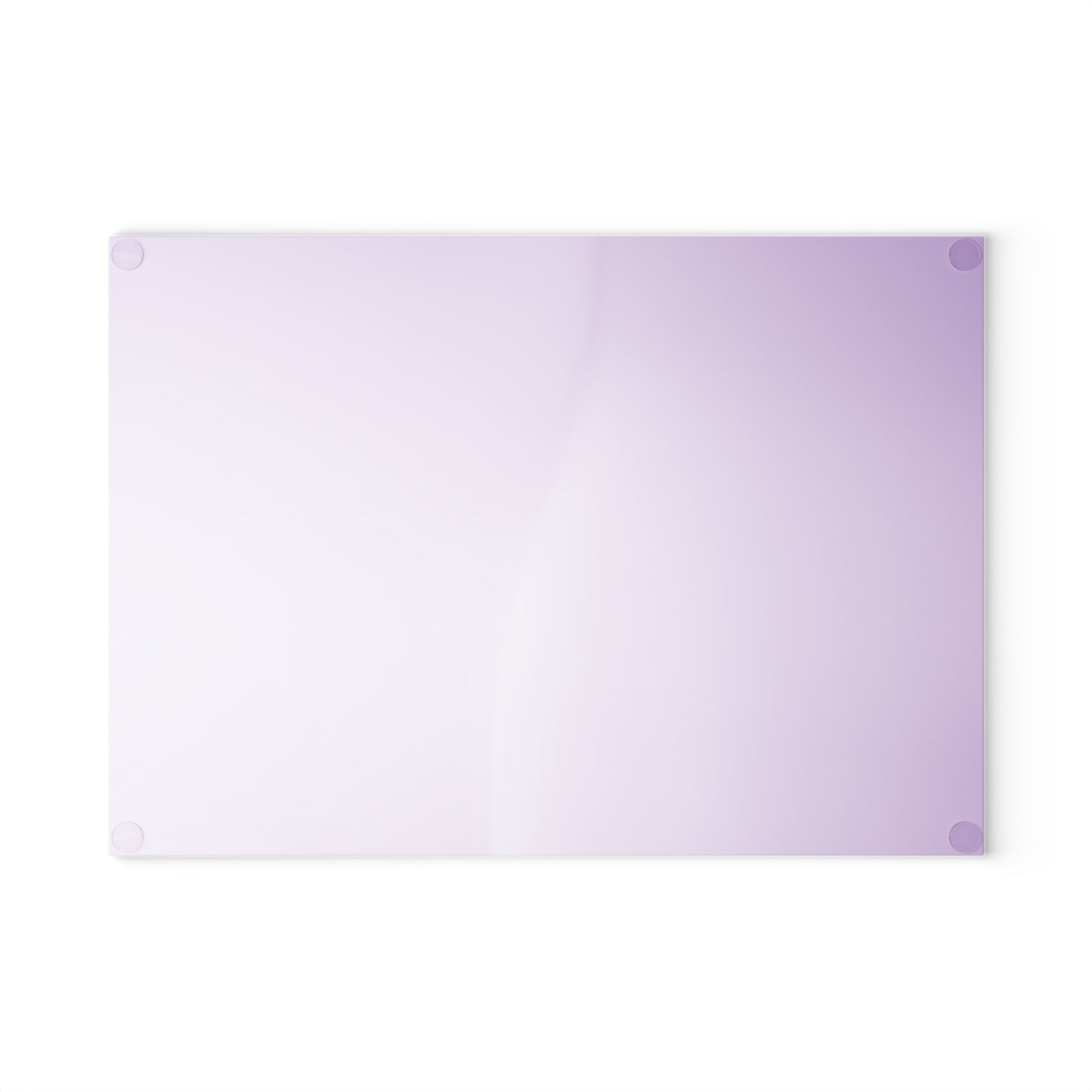 Soft Lavender Fade 8" x 11" Glass Cutting Board