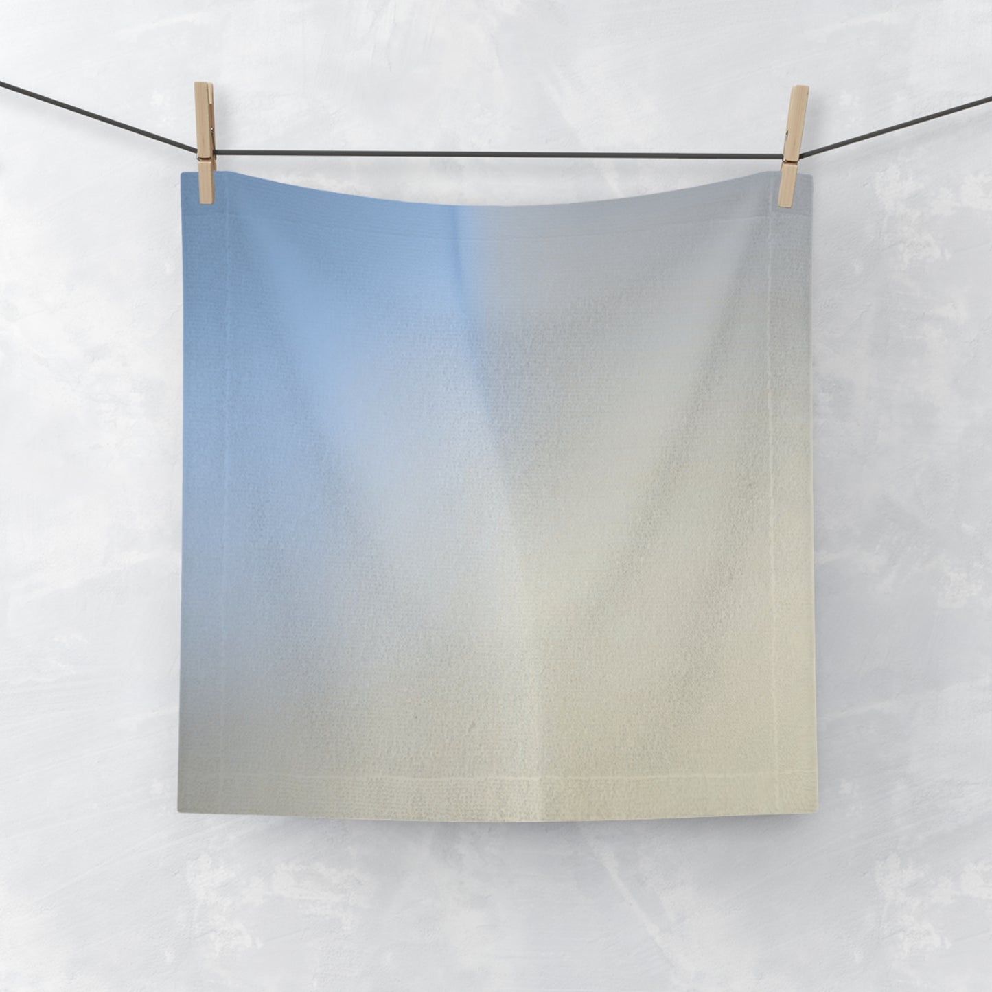 Cobalt Fade Face Towel, 13" x 13"