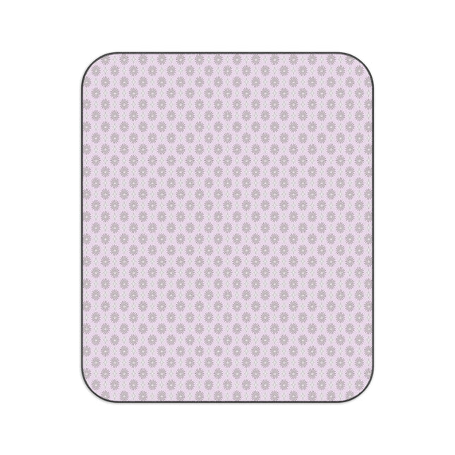Pink Mornings Star-crossed Bodies Picnic Blanket, 61" × 51"