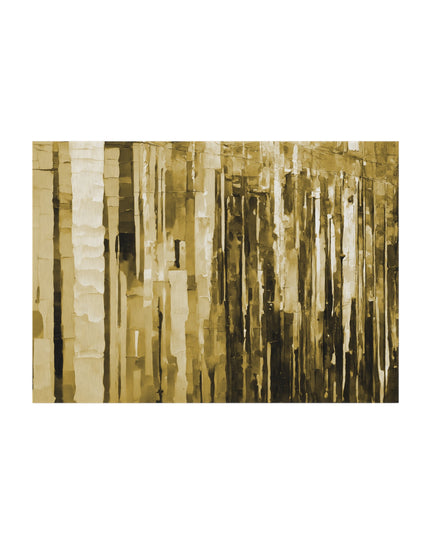 Striped Light Brown Outdoor Rug, 60" x 84"