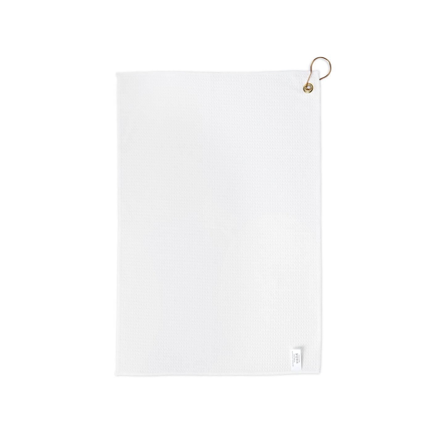 Pastel Soft Blue and Soft White Patches 16" x 24" Golf Towel