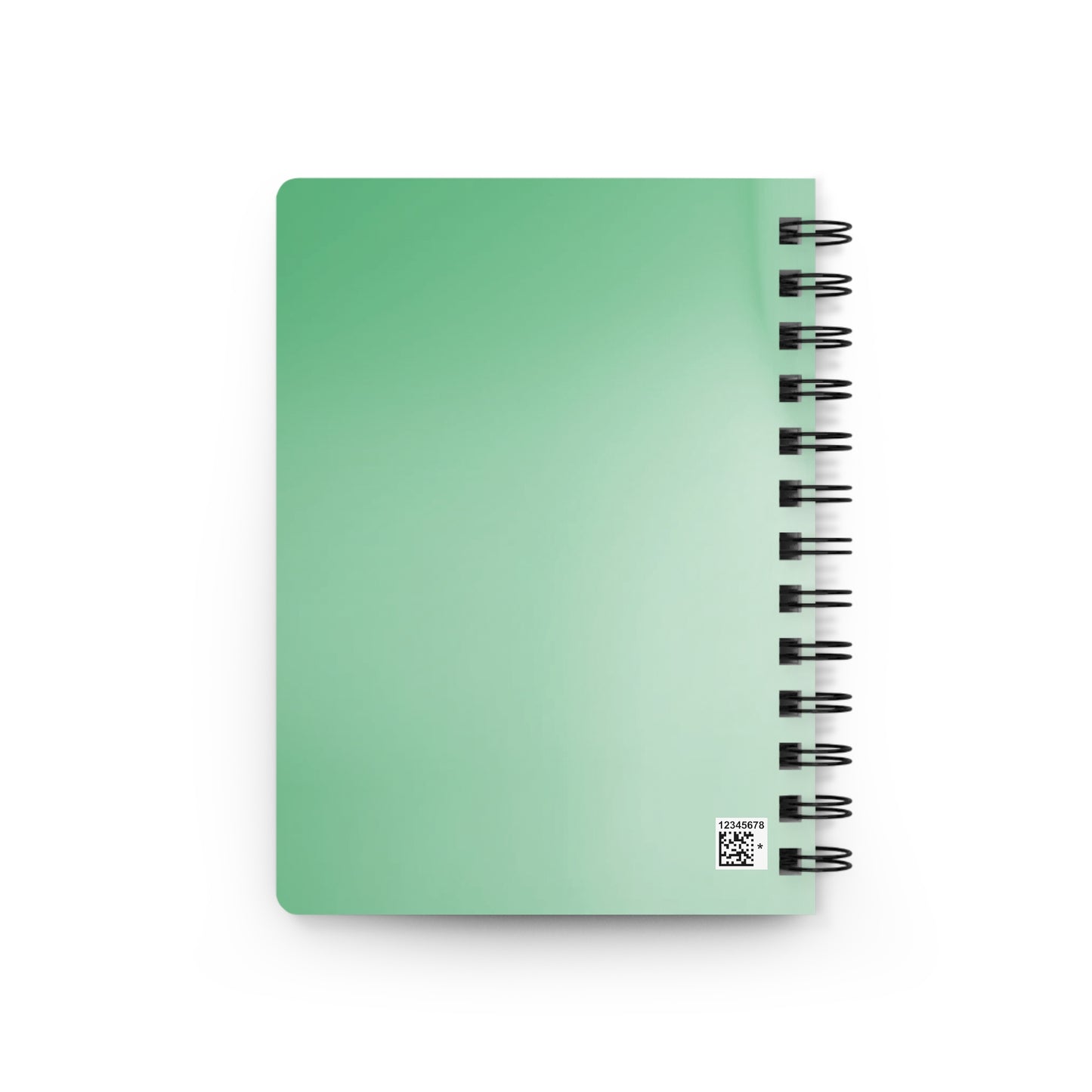 Mint Fade Spiral Bound Journal, 5" x 7" 150 pages