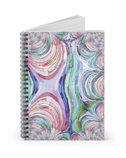 Uzi Spiral Pastels Spiral Notebook - Ruled Line, 6" x 8", 118 pages