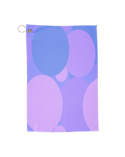 Pastel Purple Family Patches 16" x 24" Golf Towel