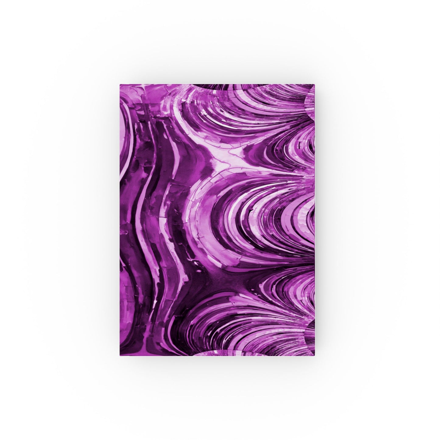Uzi Spiral Powder Lavender 5.2" x 7.4" Hard Backed Journal with 128 blank pages