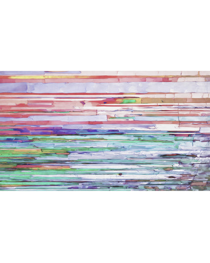Striped Pastels 30" x 60" Mink-Cotton Towel (50% polyester, 50% cotton)