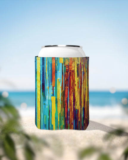 Striped Alpha 12 oz Can Cooler Sleeve