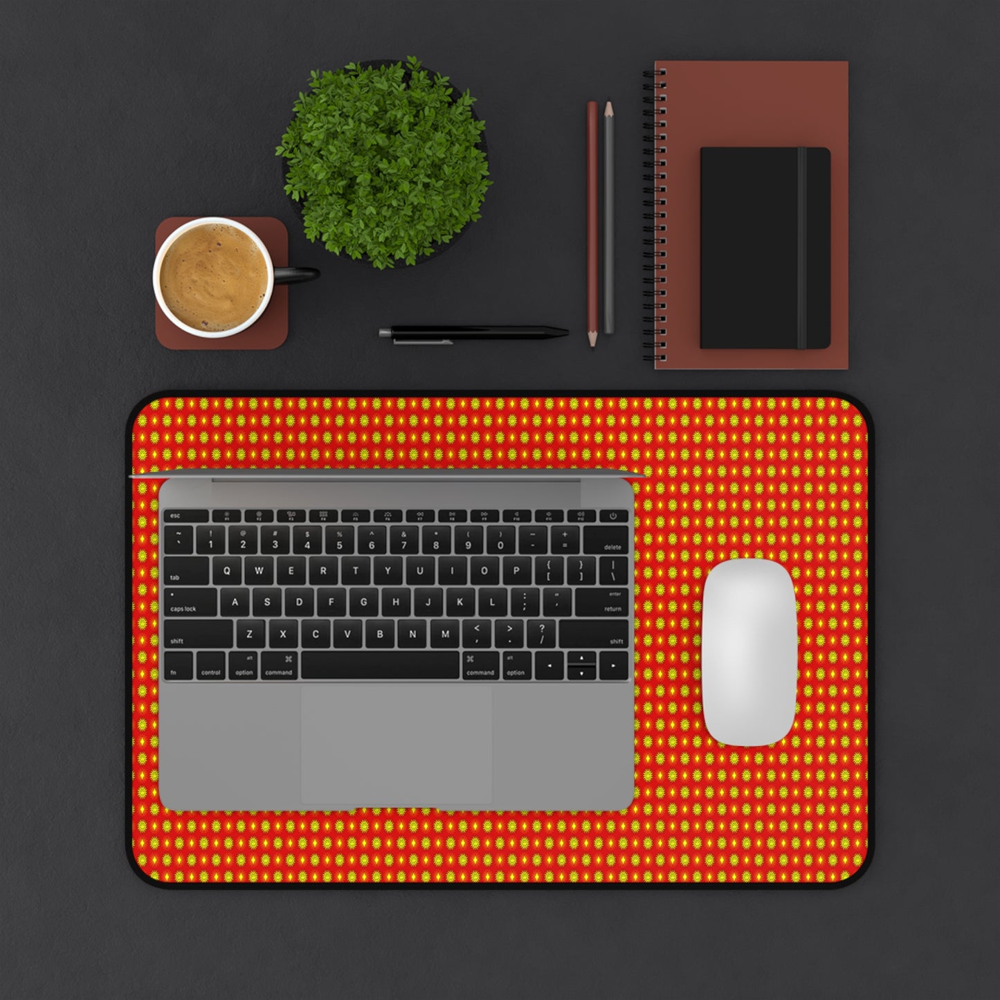 Late Evening Star-crossed Bodies Desk Mat, 12" x 18"