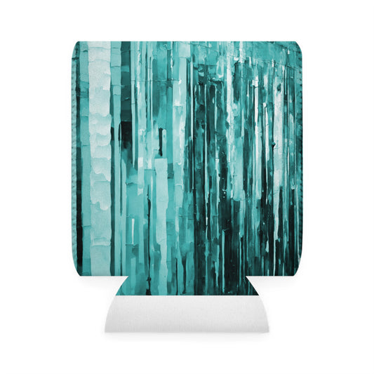 Striped Mint Pastel 12 oz Can Cooler Sleeve