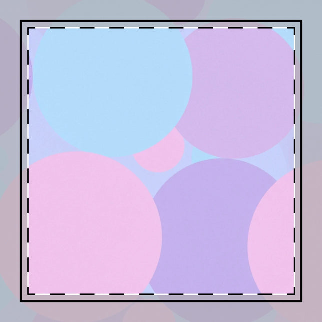 Pastel Purple and Mauve Patches 10" x 10" Cotton Twill Napkin