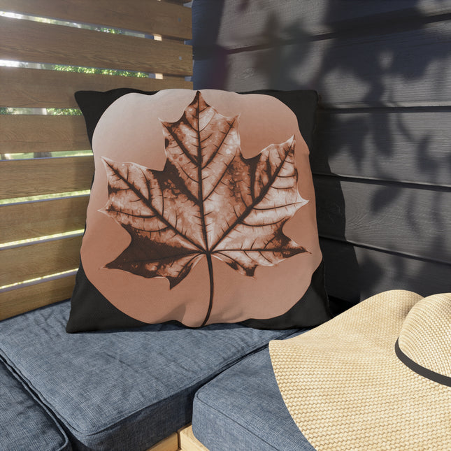 Soft Maple Leaf 20" x 20" Outdoor Pillow