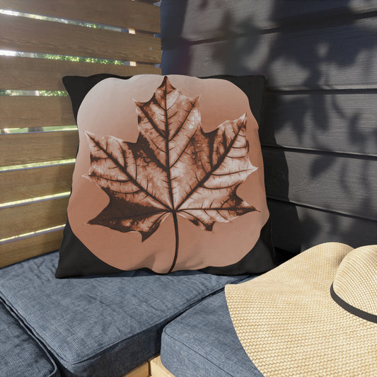Soft Maple Leaf 20" x 20" Outdoor Pillow