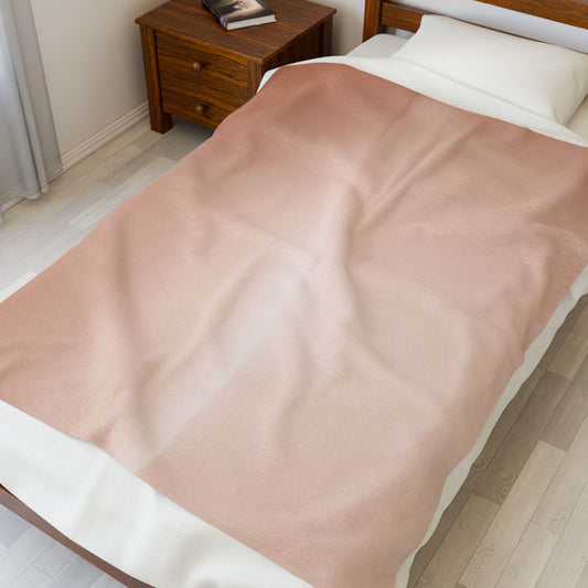 Soft Fade Velveteen Plush Blanket, 50" x 60"