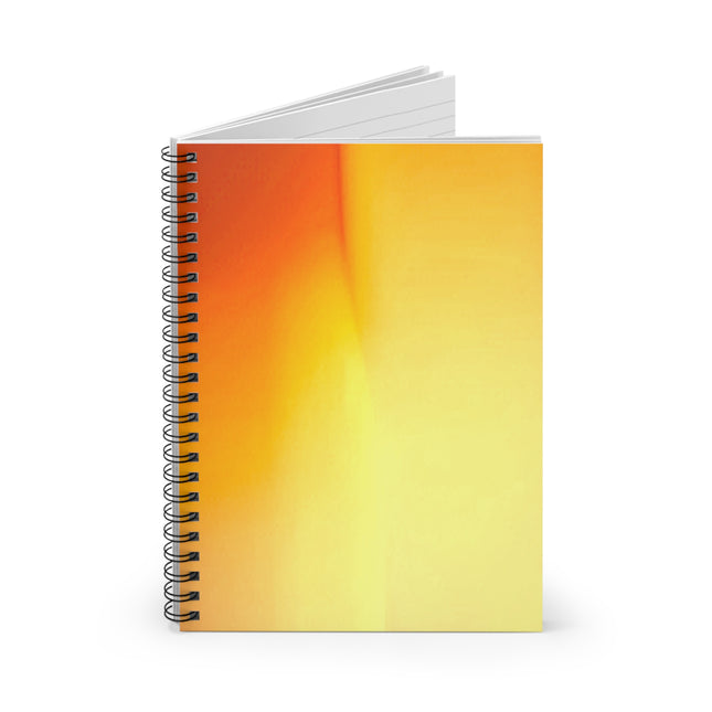 Phoenix Fade Wavey Spiral Notebook - Ruled Line, 6" x 8", 118 pages