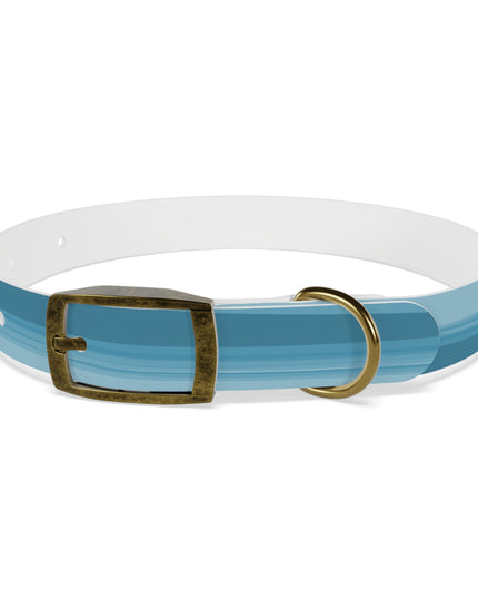 Sky Blue Wavey Small Dog Collar