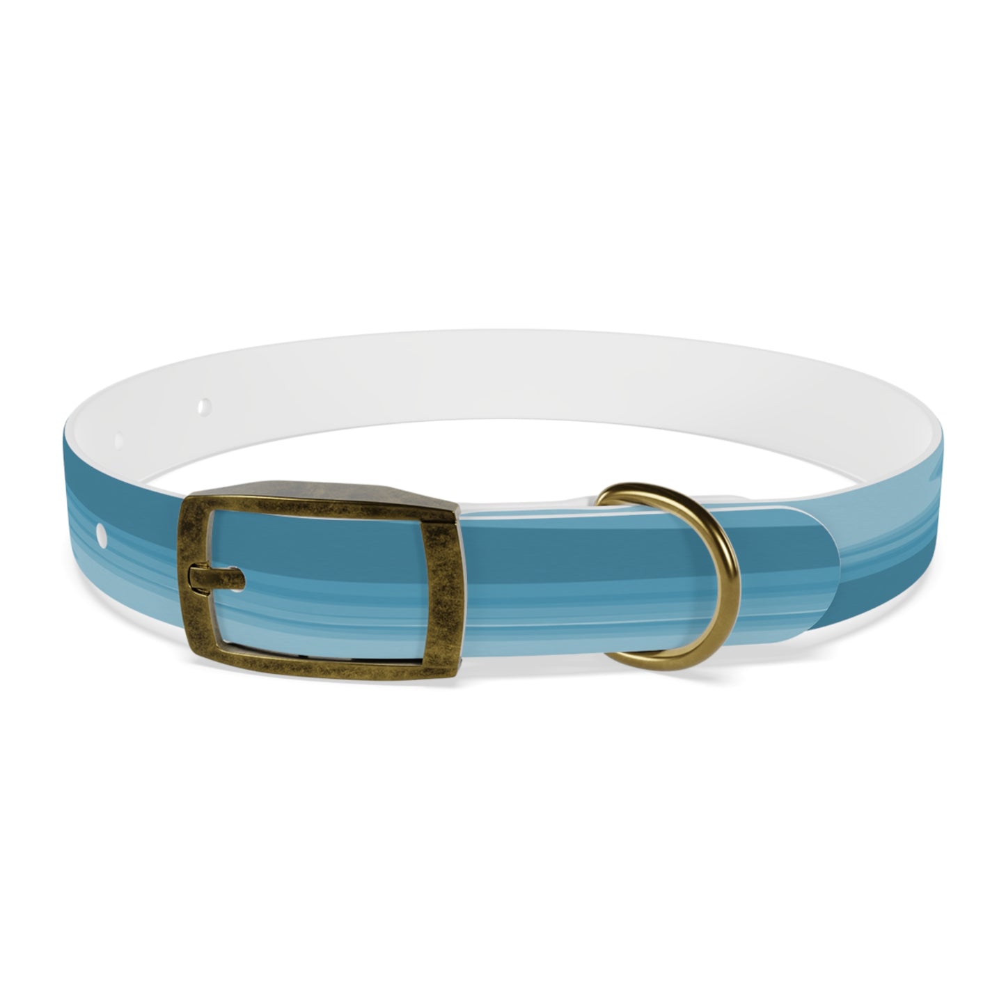 Sky Blue Wavey Small Dog Collar