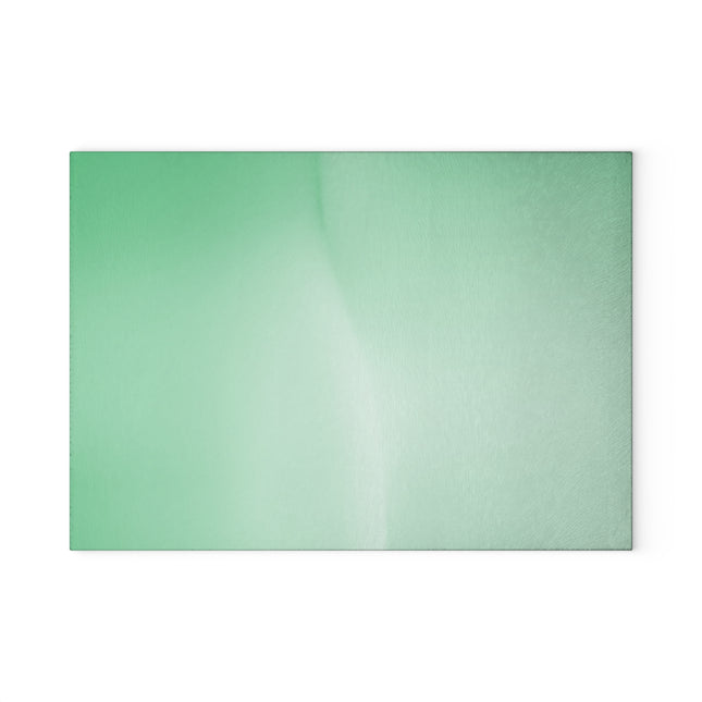 Mint Fade 8" x 11" Glass Cutting Board