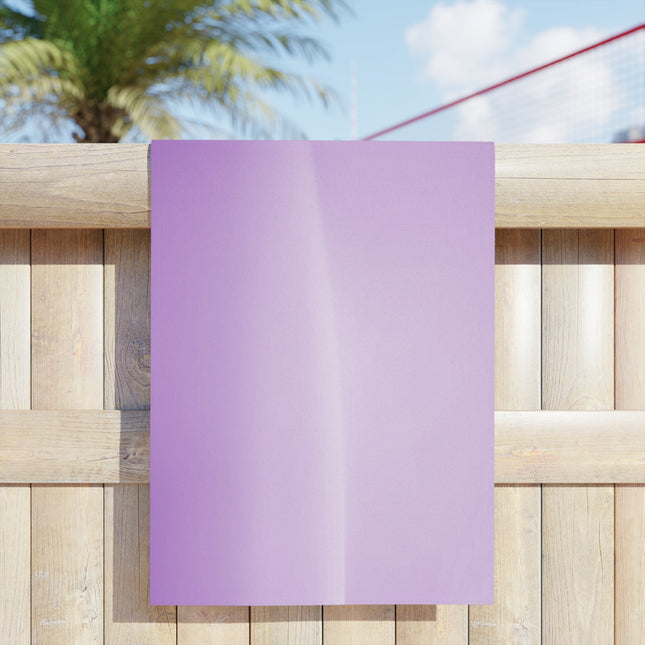 Soft Lavender Fade Beach Towel, 24" x 44"