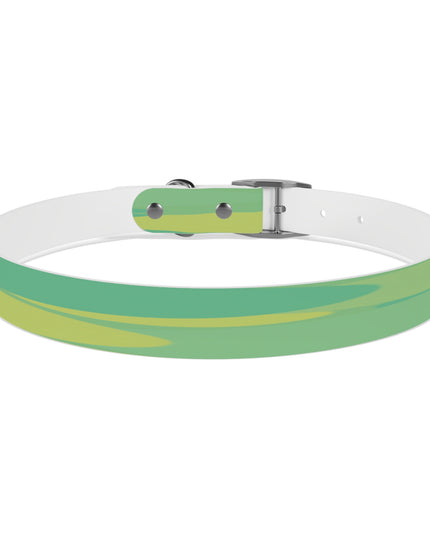 Pastel Green Patches Extra Large Dog Collar