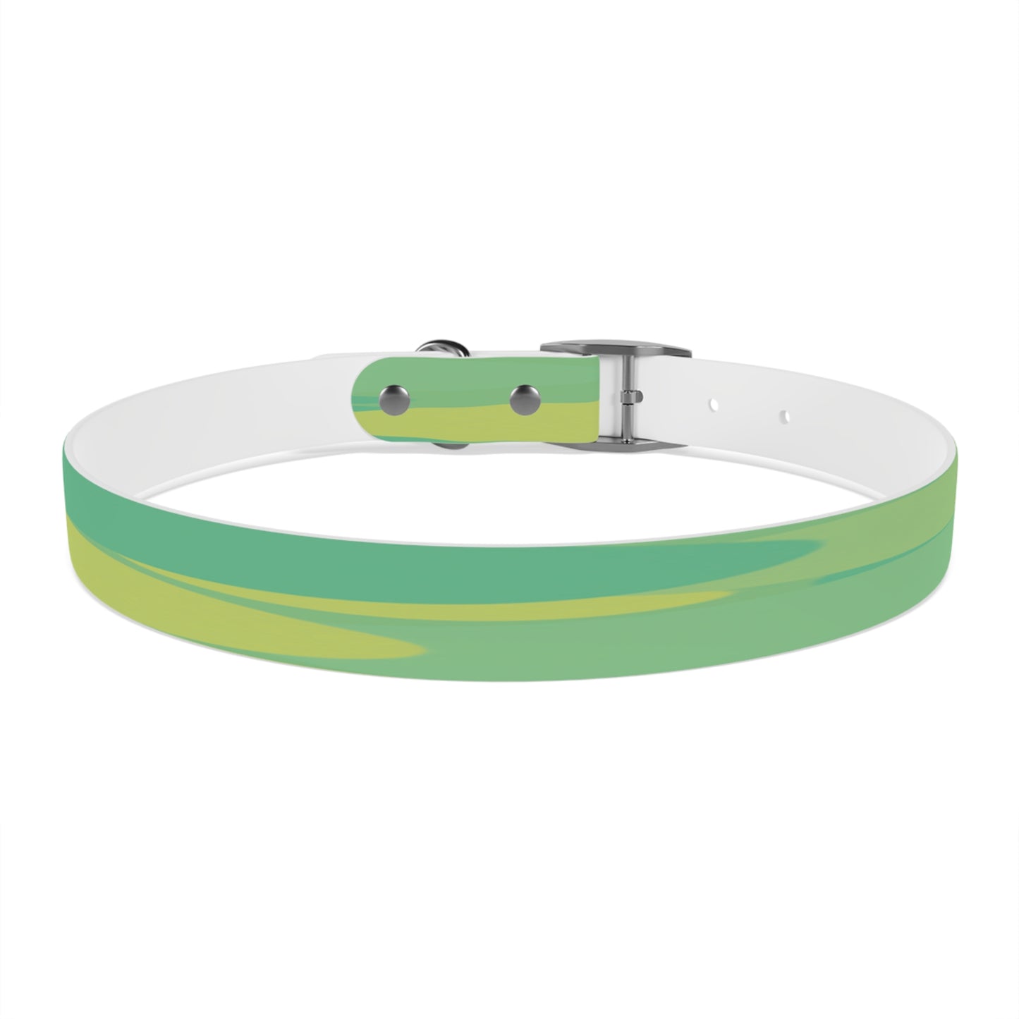 Pastel Green Patches Extra Large Dog Collar