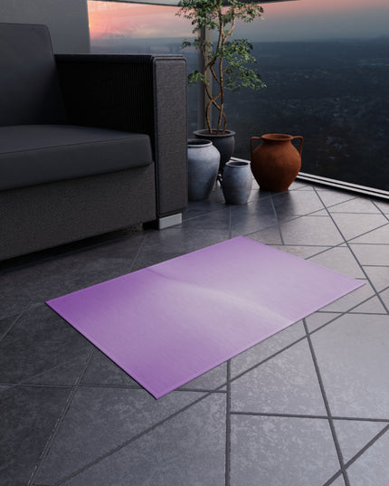 Soft Lavender Fade Outdoor Rug, 24" x 36"
