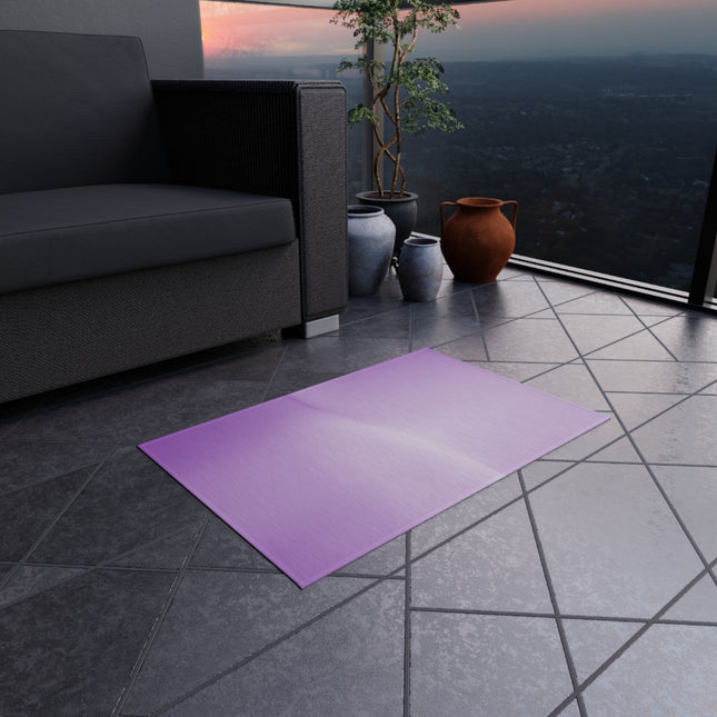 Soft Lavender Fade Outdoor Rug, 24" x 36"