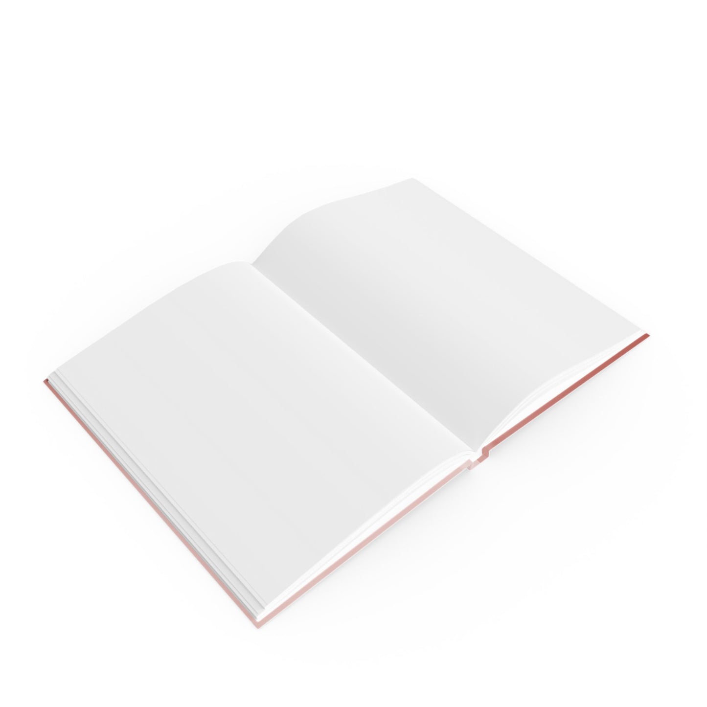 Rose Red Fade 5.2" x 7.4" Hard Backed Journal with 128 blank pages