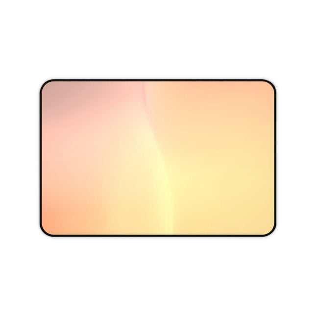 Hot Peach Fade 12" x 18" Desk Mat