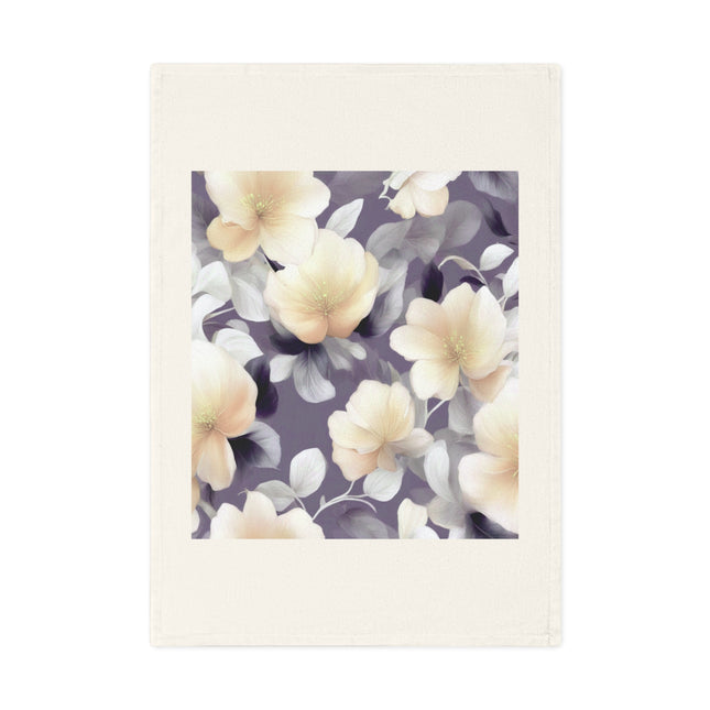 White Blush Floral Bunch Cotton Tea Towel 19.6" x 27.5"