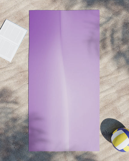Soft Lavender Fade Beach Towel, 30" x 60"