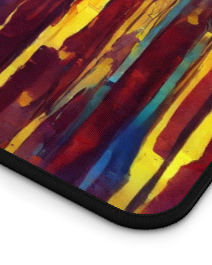 Striped Alpha 16" x 32" Desk Mat