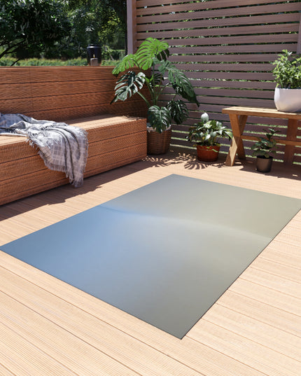Cobalt Fade Outdoor Rug, 36" x 60"