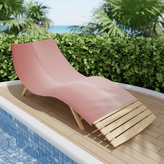 Rose Red Fade Beach Towel, 30" x 60"