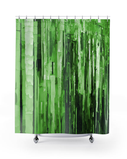 Striped Mint Pastel Shower Curtains, 71" x 74"