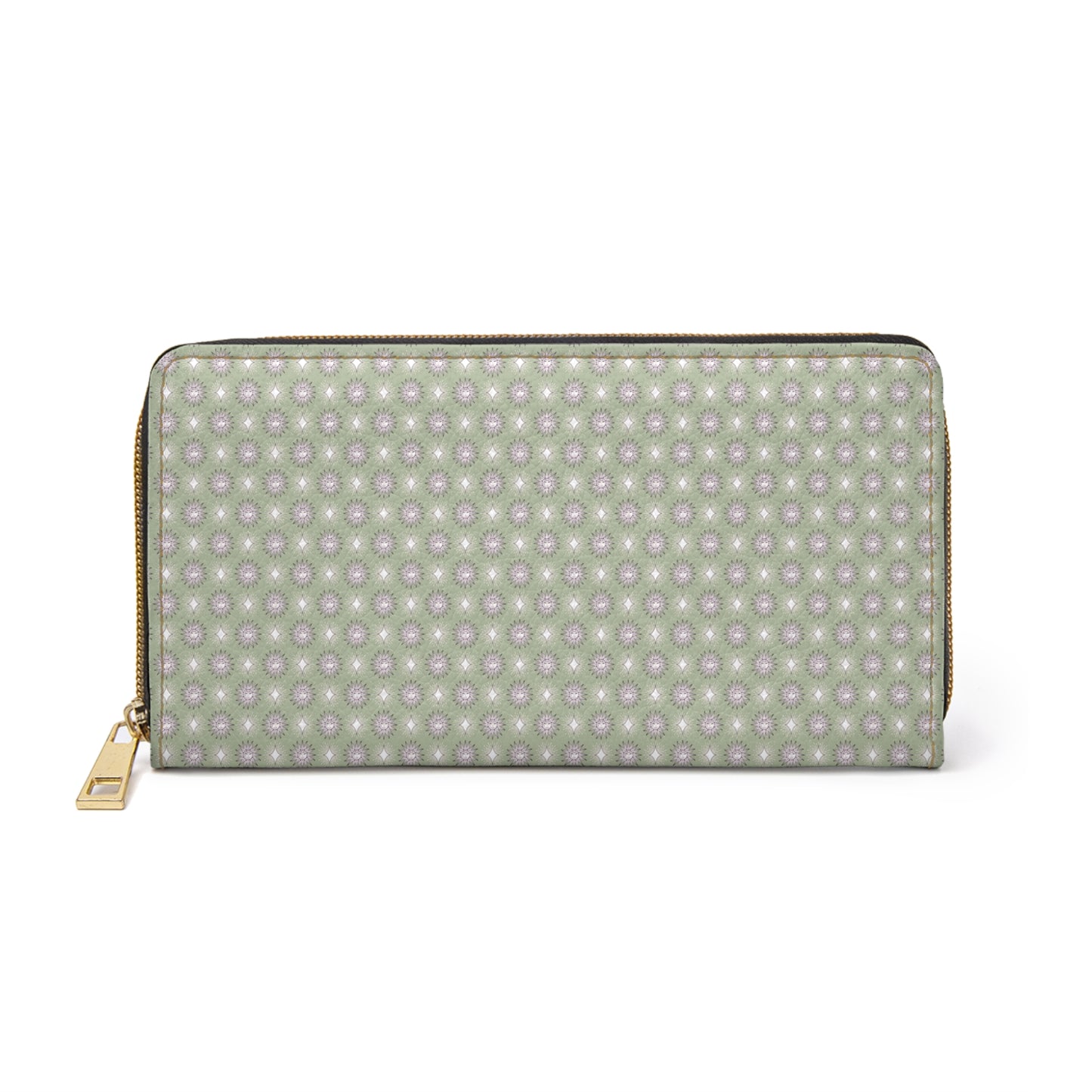 Olive Star-crossed Bodies Elegant Abstract Zipper Wallet - Stylish & Functional Accessory for Everyday Use