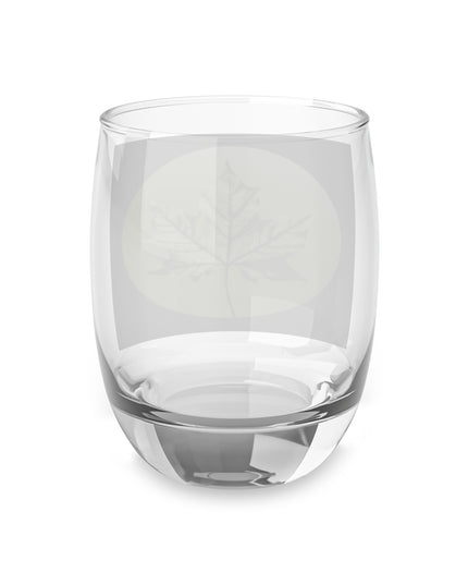 Lemongrass Maple Leaf Whiskey Glass, 6 oz