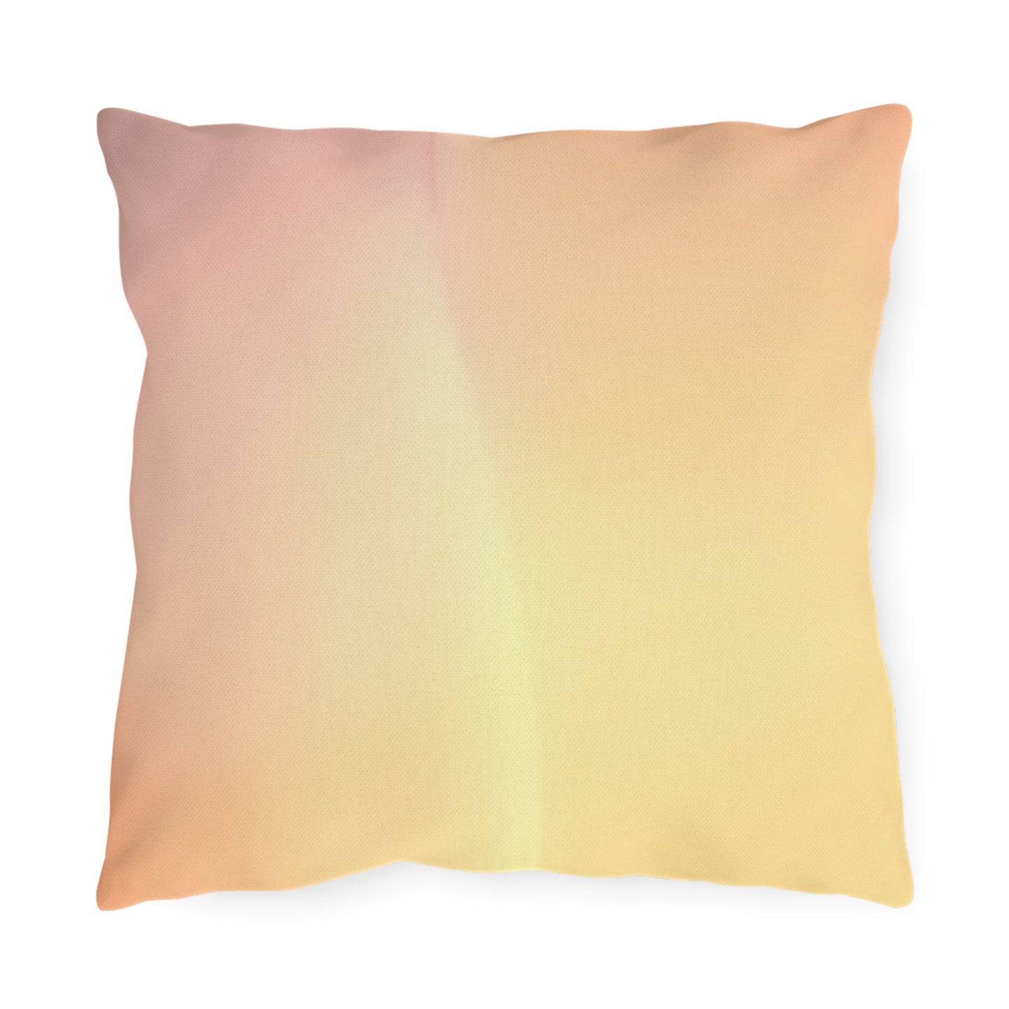 Hot Peach Fade 16" x 16" Outdoor Pillow