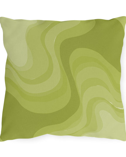 Lemon Wavey 16" x 16" Outdoor Pillow