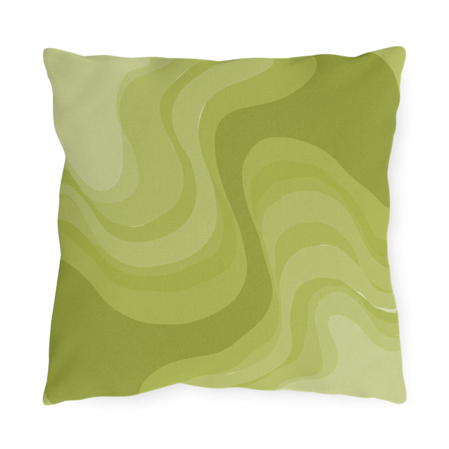 Lemon Wavey 16" x 16" Outdoor Pillow