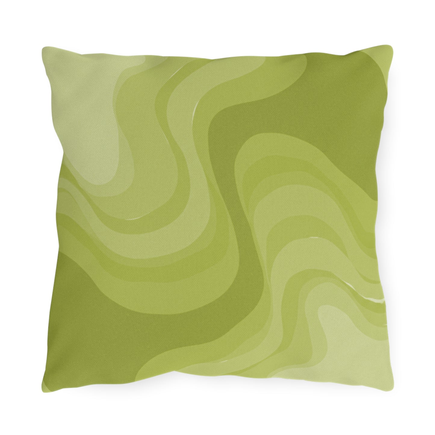 Lemon Wavey 16" x 16" Outdoor Pillow