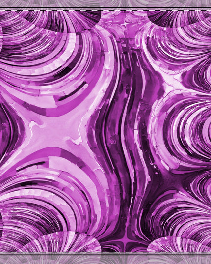 Uzi Spiral Powder Lavender 22" x 22" Cotton Twill Napkin