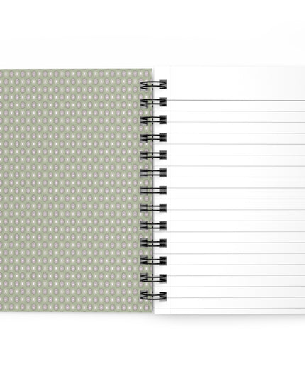 Olive Star-crossed Bodies Spiral Bound Journal, 5" x 7" 150 pages