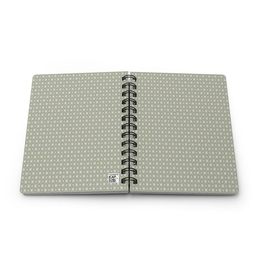 Olive Star-crossed Bodies Spiral Bound Journal, 5" x 7" 150 pages