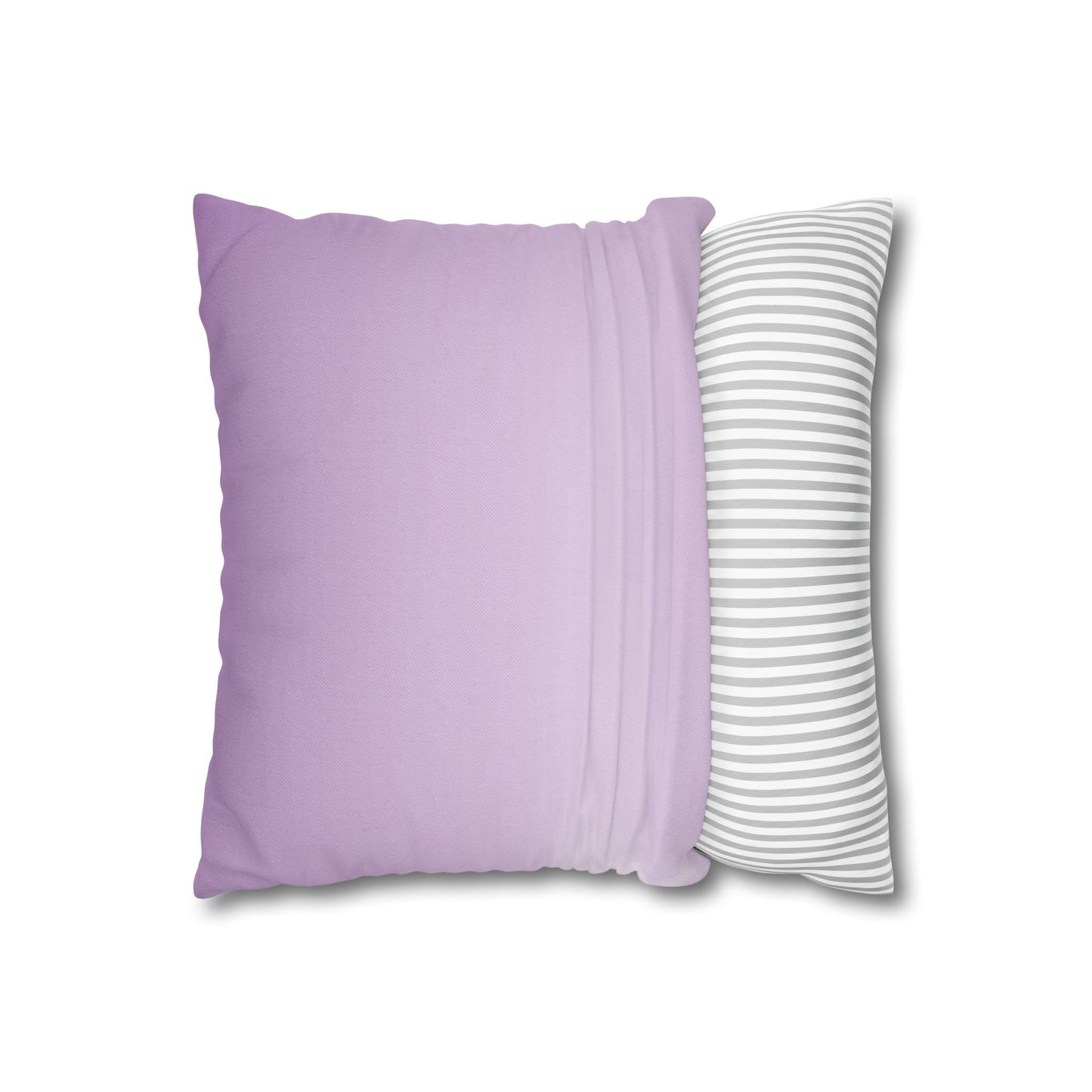 Soft Lavender Fade Spun Polyester Square Pillowcase, 14" x 14"