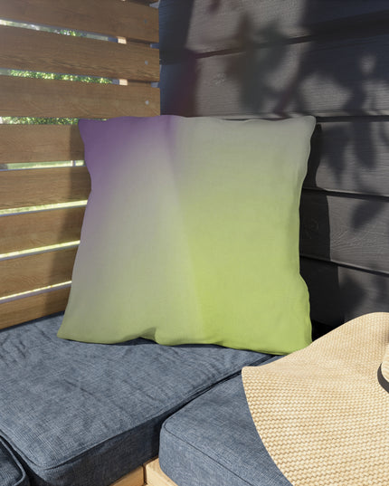 Purple Golden Fade 18" x 18" Outdoor Pillow
